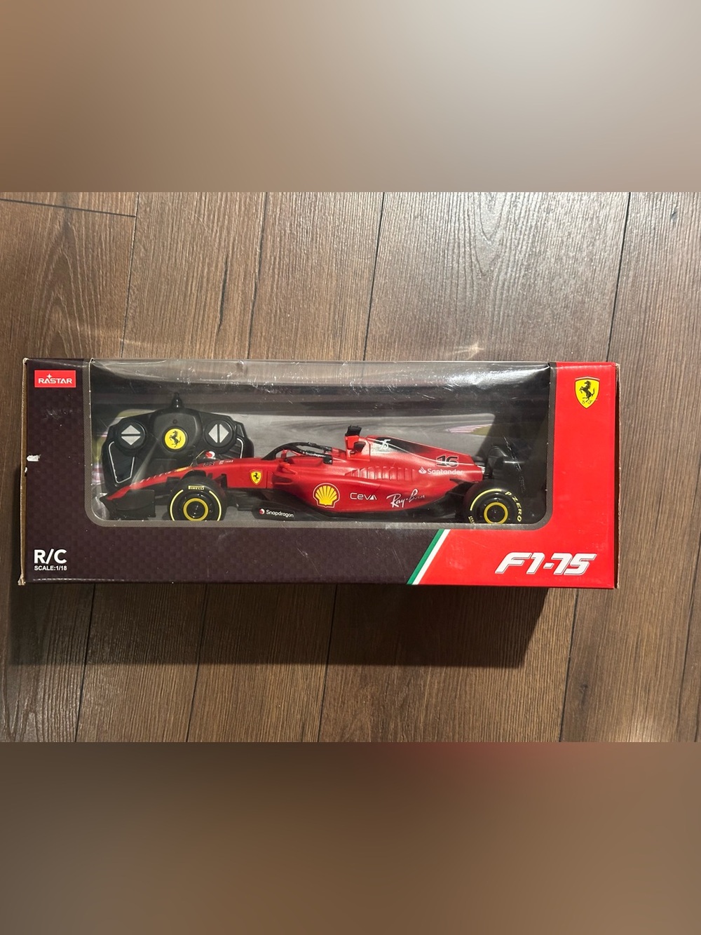 Ferrari Red & Black F1-75 Remote Control Formula 1 Car